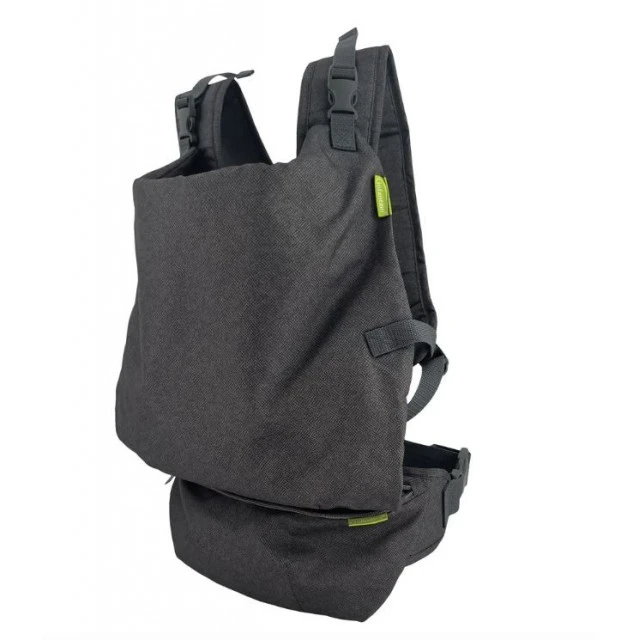 Ergonomic baby carrier, Infantino, 2 in 1, Dark gray, from 5.4 to 18 kg.