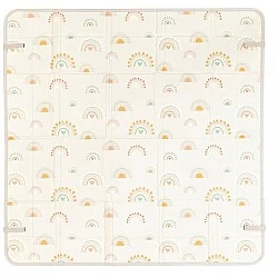 Сгъваема мека постелка от пяна, Infantino, Дъга, 147 x 147 см