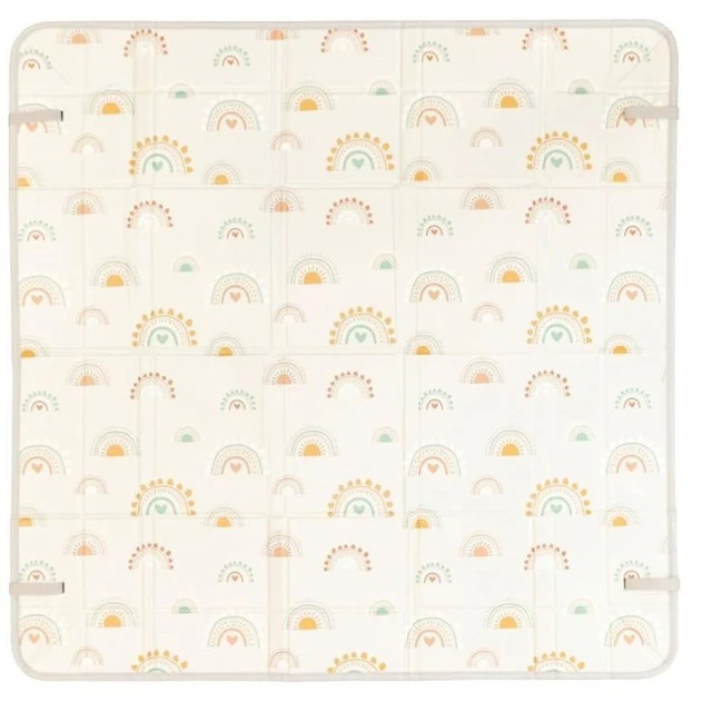 Foldable soft foam mat, Infantino, Rainbow, 147 x 147 cm
