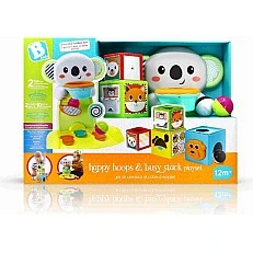 Baby play set, Infantino, B Kids, Play basket and stacking cubes