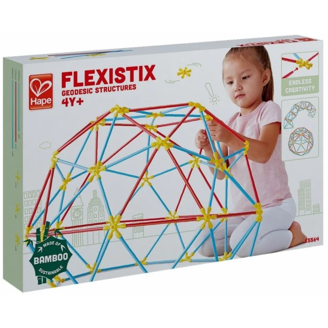 Бамбуков конструктор Flexistix Геодезически структури
