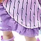 Purple ball gown - 16.5 cm