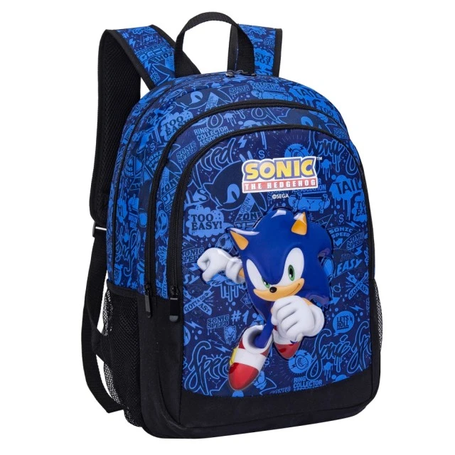 Childrens backpack Kstationery, Sonic, 44x32x20cm