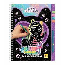 Creative Kit, Lisciani, Gabby′s Dollhouse, Scratch Reveal, Pawtastic Scratch Book