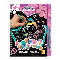 Creative Kit, Lisciani, Gabby′s Dollhouse, Scratch Reveal, A-meow-zing Scratch Book
