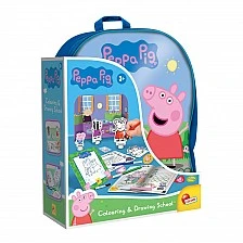 Creative set, Lisciani, Peppa Pig, 2 in 1 backpack with drawing set