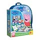 Creative set, Lisciani, Peppa Pig, 2 in 1 backpack with drawing set