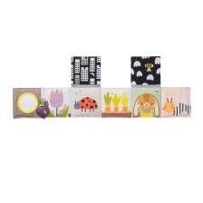 Бебешка мека книжка Urban Garden, Животни, 15 х 85 cm