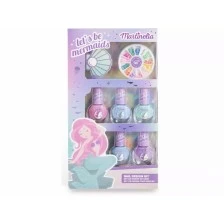 Mermaid nail polish set, 5 pieces