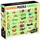 Domino puzzle with animals, 28 pieces