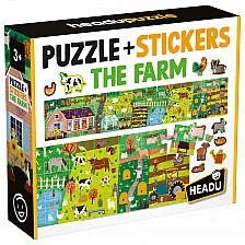 Educational puzzle, Headu, Sticker Farm