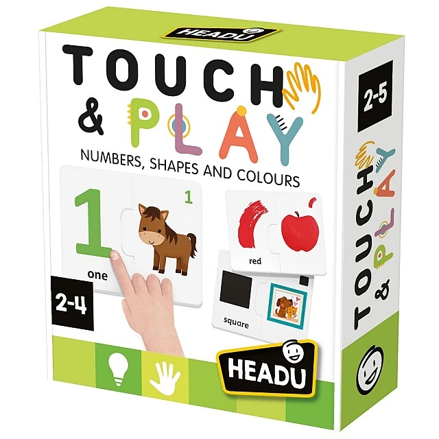 Educational game, Headu, Touch and play, Shapes, colors and numbers