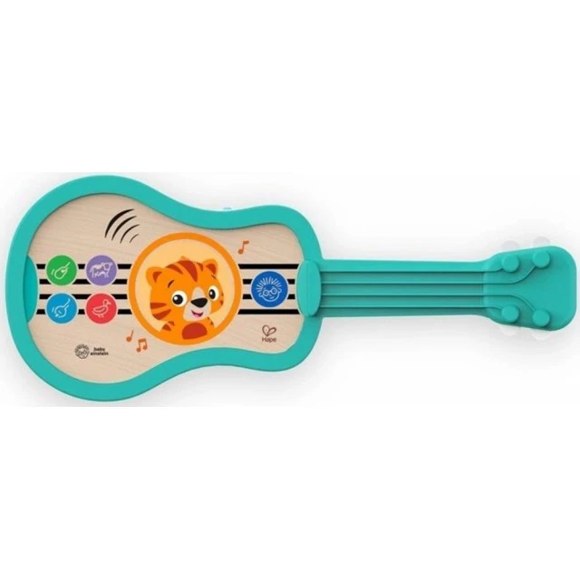 Музикална играчка, Baby Einstein, Дървено сензорно укулеле, 43.18 х 17.78 х 5.08 см