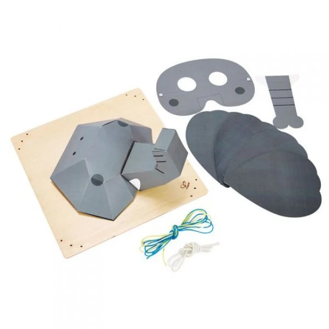 H5123 DIY picture and mask - Elephant