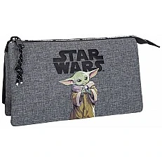 Ученически Несесер Kstationery, Baby Yoda, Mandalorian, 23х12х2cм
