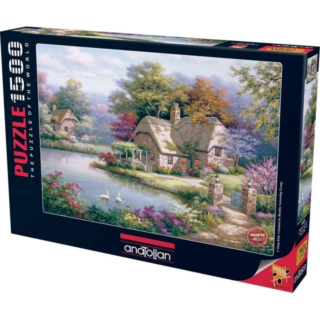 The house with the swans - puzzle 1500 pieces