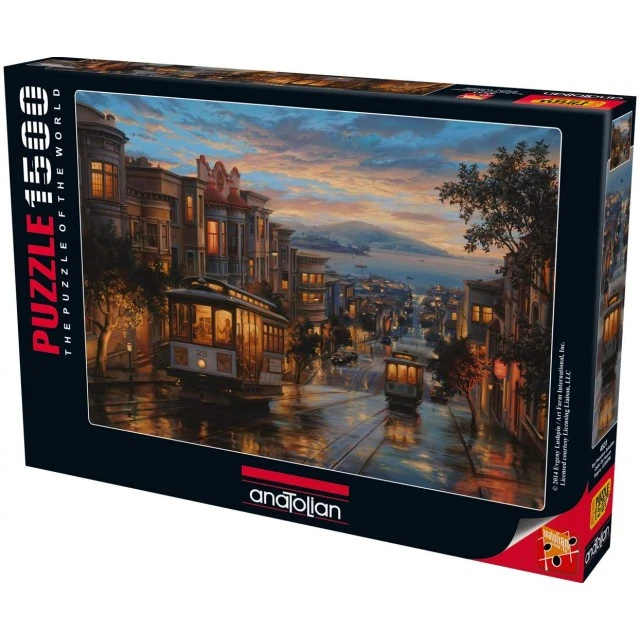 Tram to the sky - puzzle 1500 pieces