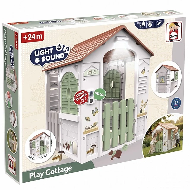 Playhouse, with sound and light, Chicos, Villa, 84 x 103 x 104 cm