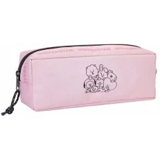 Ученически Несесер Kstationery, BT21, Почитатели на музиката, 22х8.5х5.5cм