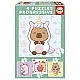 Progressive puzzle, Educa, Cheerful capybaras, 4 in 1, 6-9-12-16 pieces