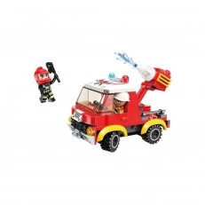 Constructor, Qman, Fire truck, 110 parts