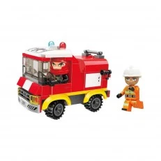 Building set Qman Fire water tanker, 208 pieces