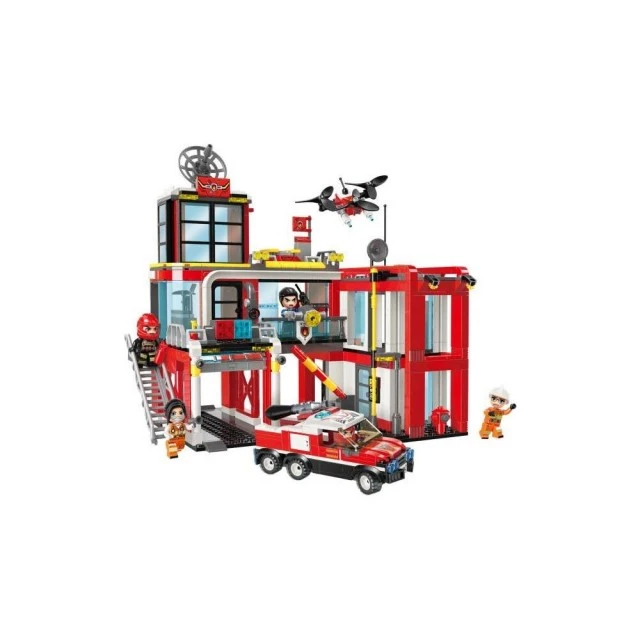 Constructor, Qman, Fire Department, 693 parts