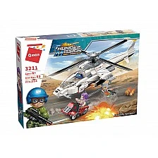 Constructor, Qman, Attack Helicopter, 352 parts