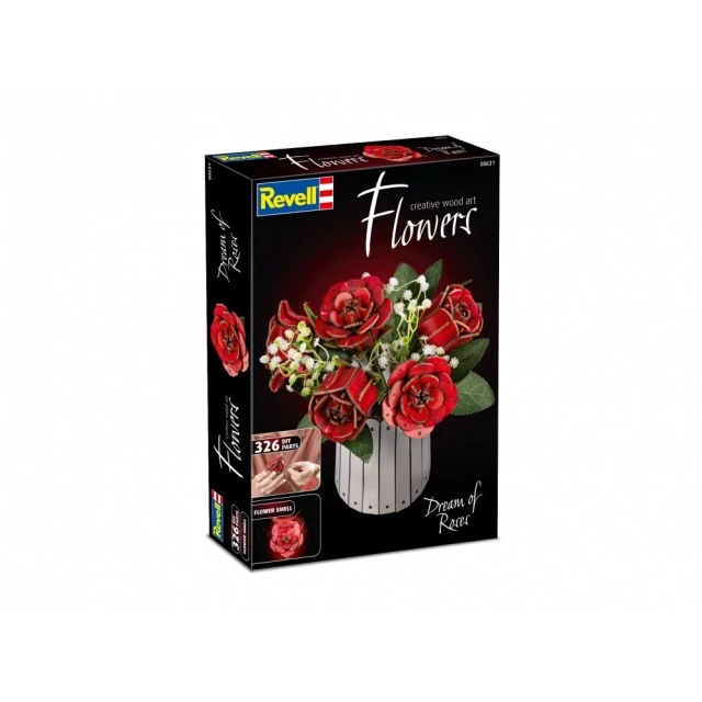 Wooden model kit, Revell, Dream of Roses, 326 pieces