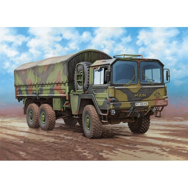 Military truck MAN 7t Milgl. - assembly model