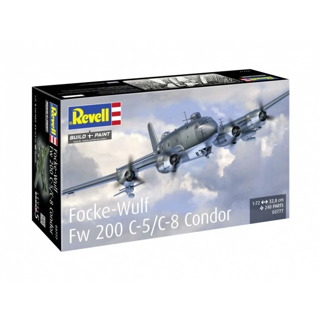 Сглобяем модел, Revell, Самолет Focke-Wulf Fw 200 C-5/C-8, 240 части