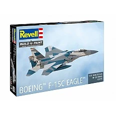 Assembly model, Revell, Boeing F-15C Eagle fighter, 200 parts