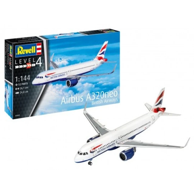 Passenger plane Airbus A320neo - assembly model