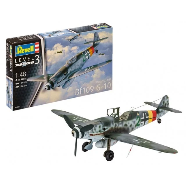 Messerschmitt Bf109 G-10 assembly model