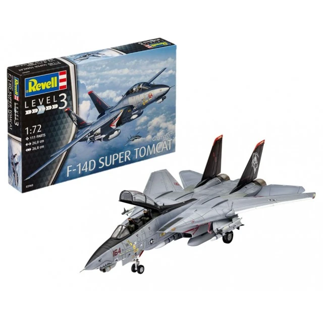 Super Tomcat F-14D model kit
