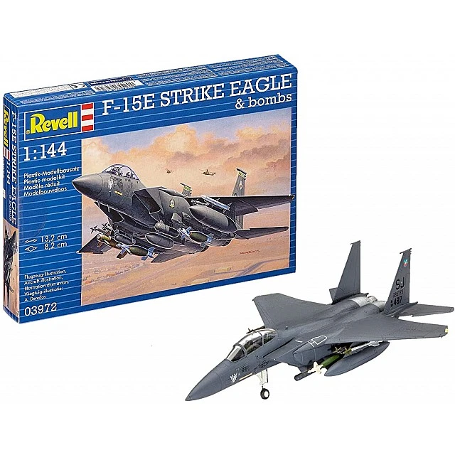 Бомбандировач F-15E - сглобяем модел