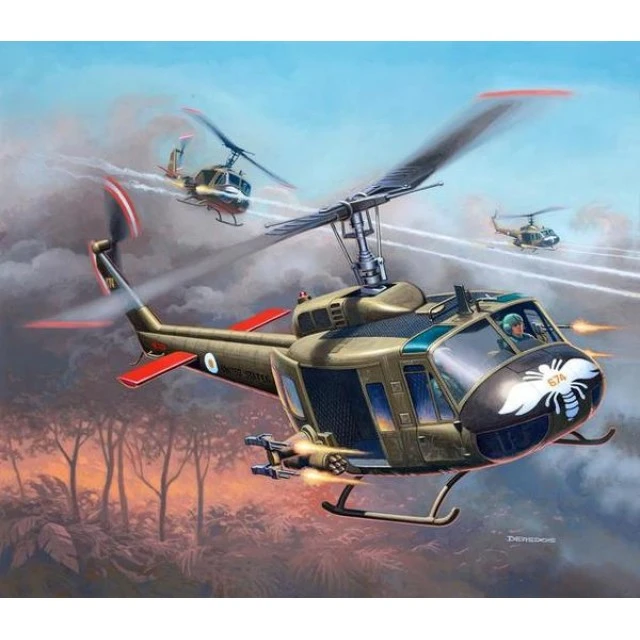 Вeртолет Bell UH - 1H - сглобяем модел