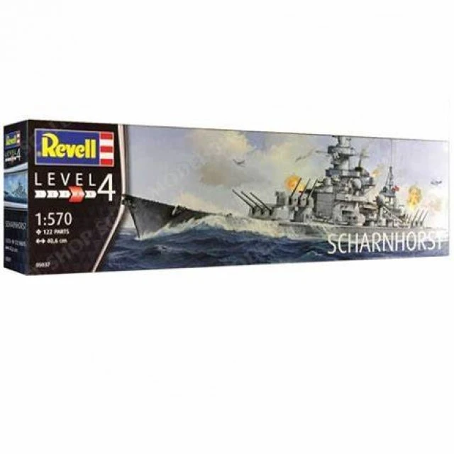 Warship Scharnhorst assembly model