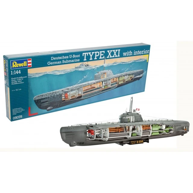 Submarine XXI assembled model