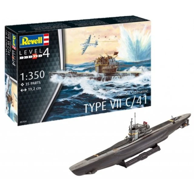 German submarine TYPE VII C/41 - assembly model