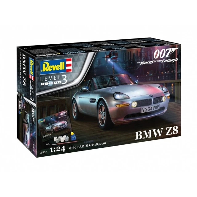 Assembly model, Revell, James Bond BMW Z8 Gift Set, 69 pieces