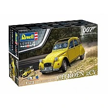 Сглобяем модел, Revell, Подаръчен комплект Джеймс Бонд Citroen 2 CV, 108 части