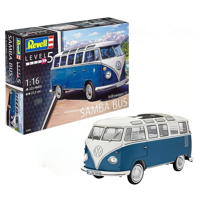 VW Samba Bus assembly model