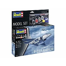 Сглобяем модел, Revell, Самолет, Lockheed Martin F-22A Raptor , 116 части
