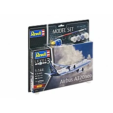Assembly model, Revell, Airbus A320neo Lufthansa aircraft, 38 parts