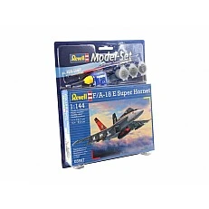 Assembly model, Revell, FA-18E Super Hornet aircraft, 63 parts