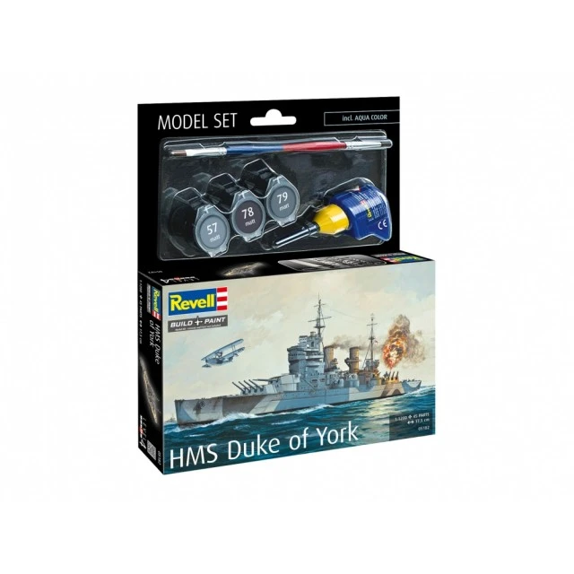 Assembly model, Revell, Battleship MS Duke of York, 45 parts