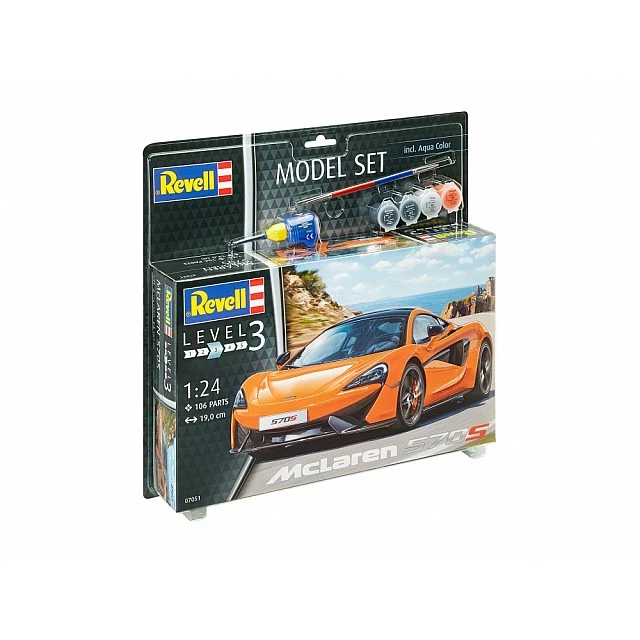 Сглобяем модел, Revell, Автомобил McLaren 570S, 106 части