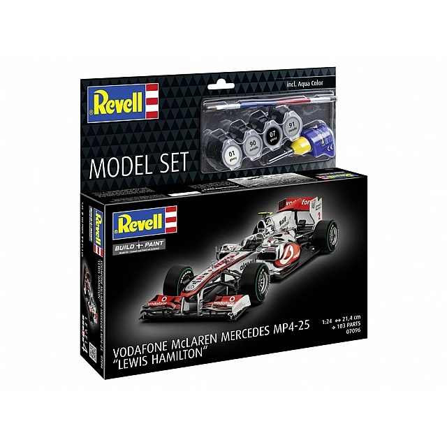 Сглобяем модел, Revell, Автомобил McLaren Mercedes MP4-25 Lewis Hamilton, 103 части