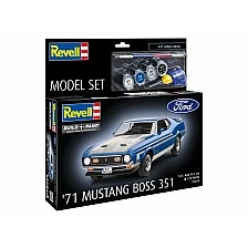 Сглобяем модел, Revell, Автомобил Ford Mustang Boss 351′71, 129 части